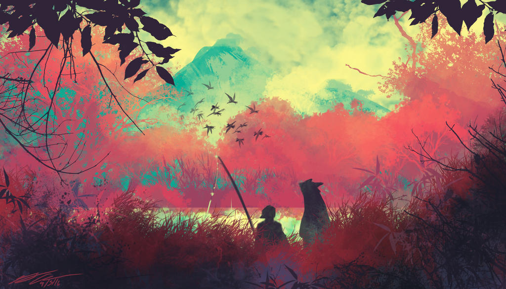 Lake of Rage by AudGreen