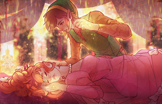Sleeping Zelda (REDRAW)