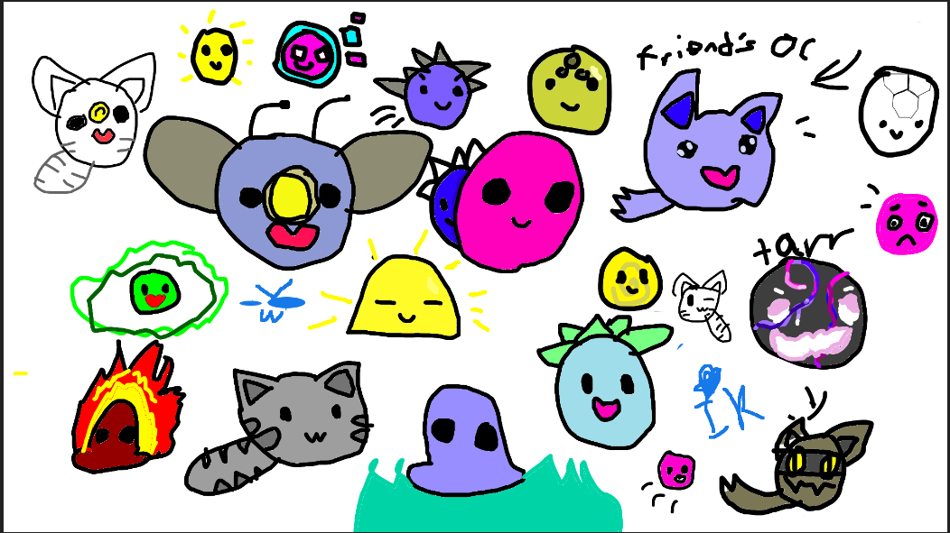 My drawings of Slime Rancher slimes by crystalLeaf10 on DeviantArt