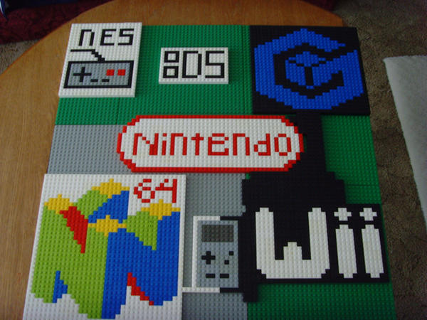 nintendo in lego by legochick08