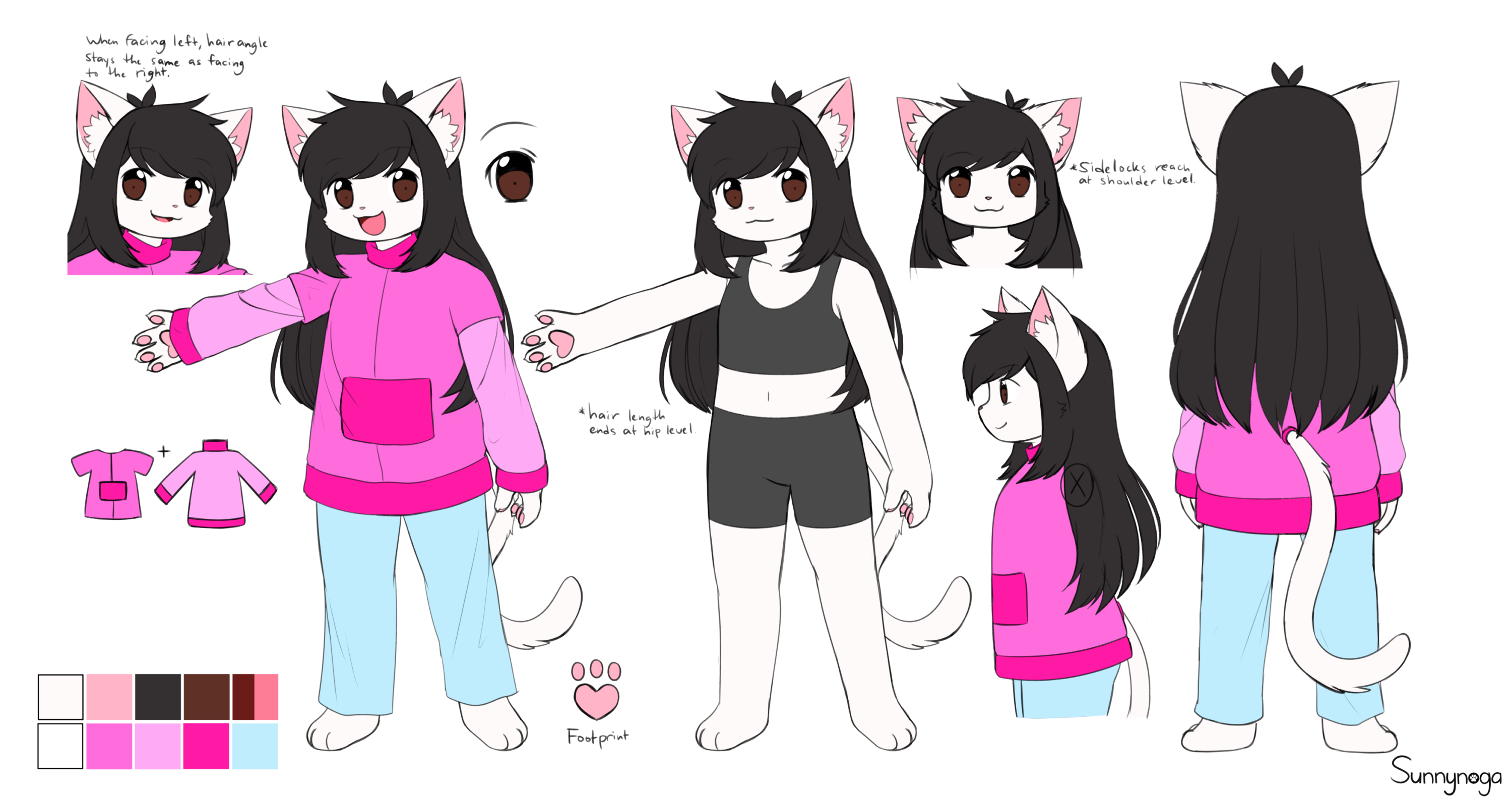 Fursona/Mascot Reference Sheet 2017 (CURRENT)