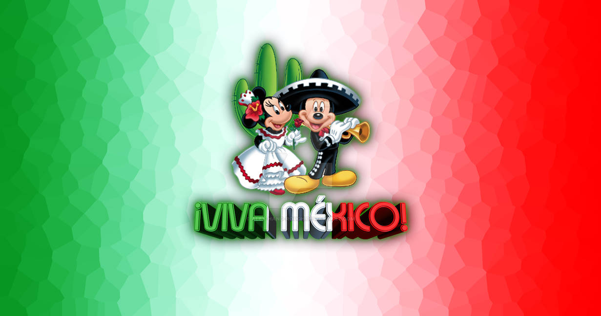 Viva Mexico Disney Mickey Minnie Wallpaper by Aley-Hand-Rough on DeviantArt