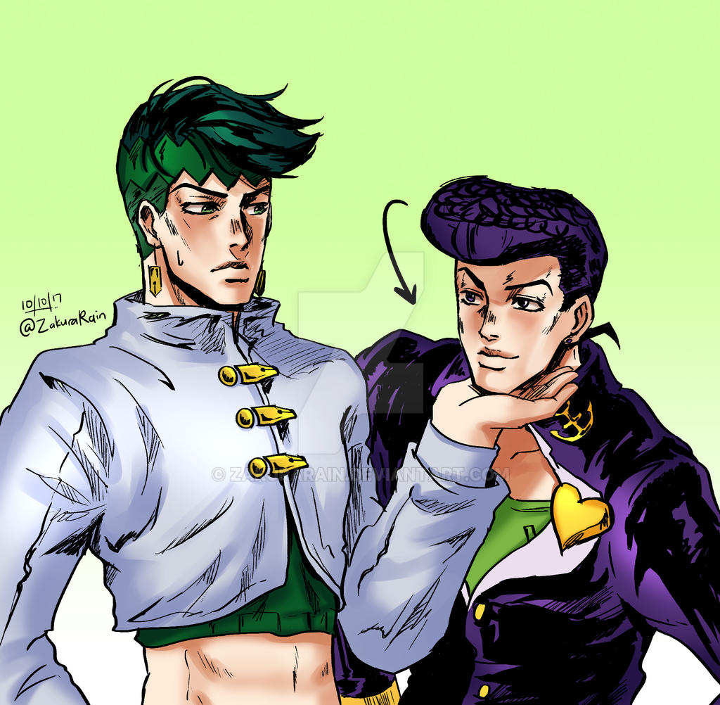 Josuke and Rohan by ZakuraRain on DeviantArt