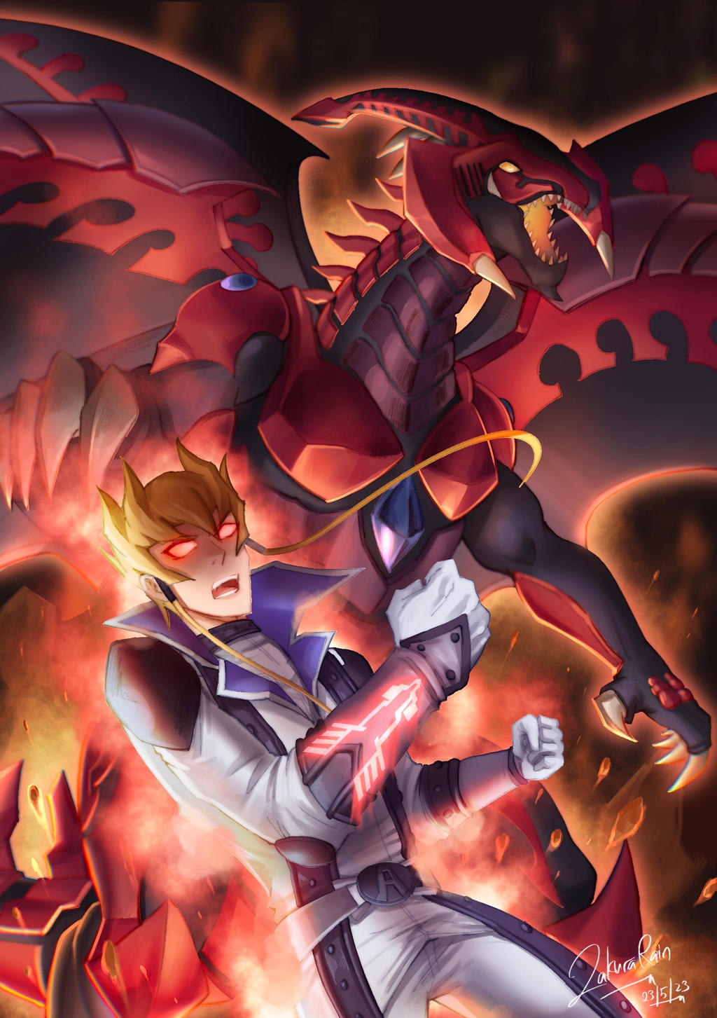 Scar Red Nova Dragon by ZakuraRain on DeviantArt