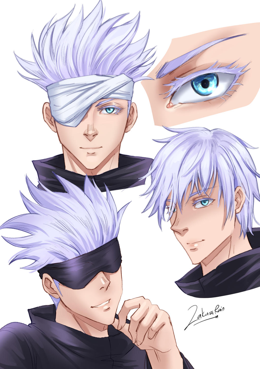 Gojo Based Gojo by ZakuraRain on DeviantArt