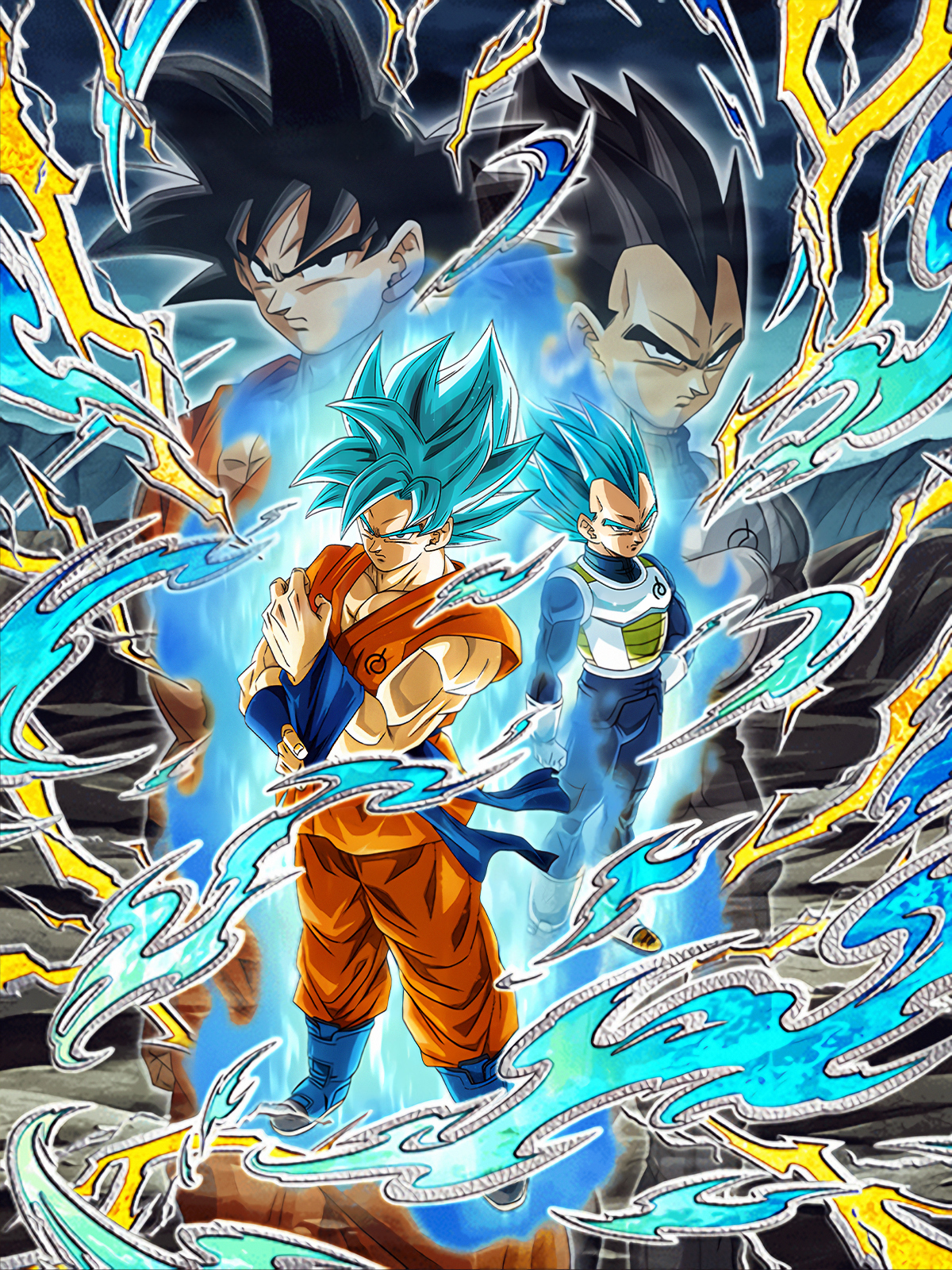 SSJ4 Gogeta WALLPAPER (Dokkan Battle) by clannadan on DeviantArt