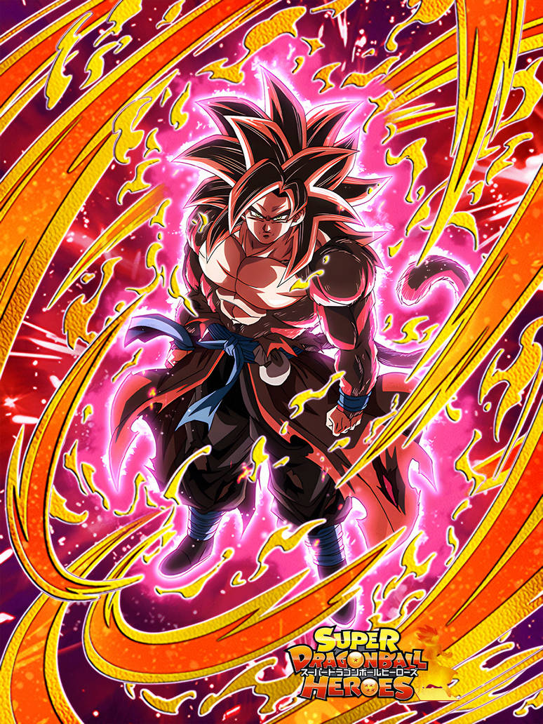 SSJ4 Limit Breaker Goku (Xeno) (Dokkan Battle) HD by clannadan on ...