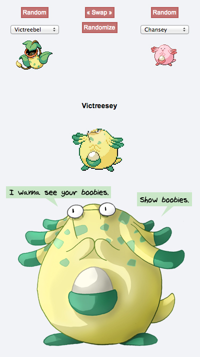 Victreesey - Pokemon Fusion