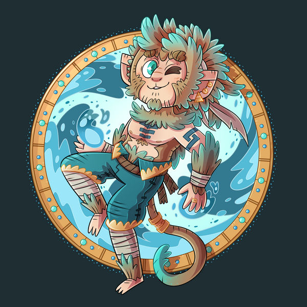 Water Monkey by ZeTrystan on DeviantArt Water Monkey by ZeTrystan on DeviantArt