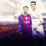 Messi-Ronaldo (The Legends) Wallpaper