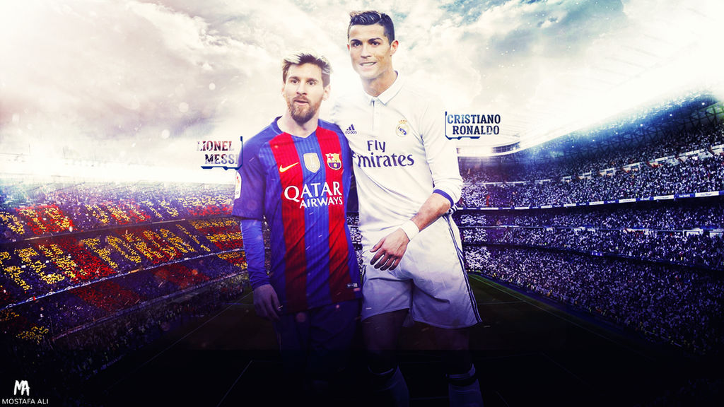 Messi-Ronaldo (The Legends) Wallpaper by mostafarock on DeviantArt