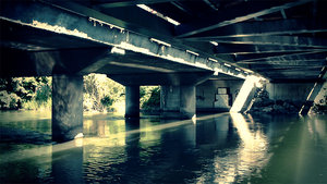 GIF - Flow under the bridge