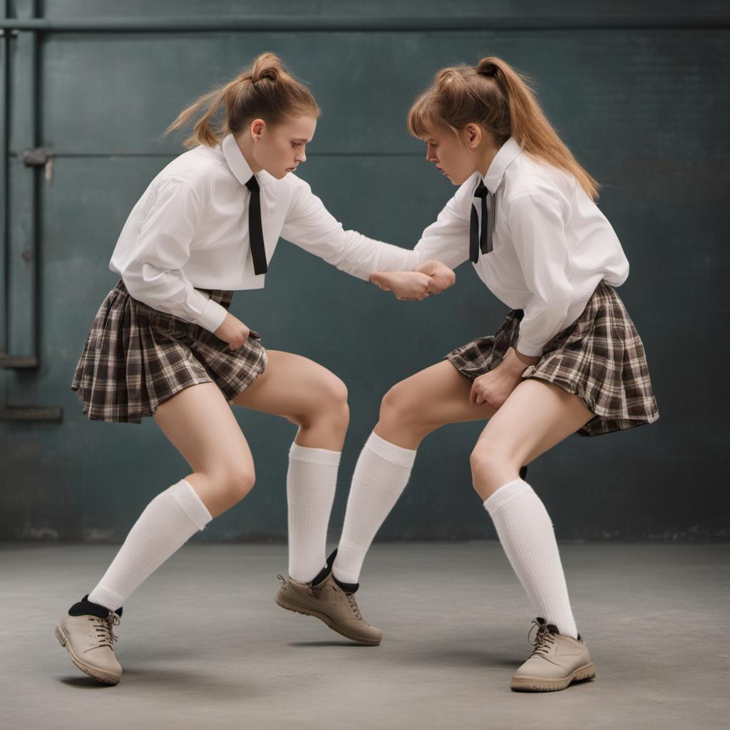 Girl Punch Computer Two Girls Punching Each Other's Bodies Dressed In by rainman9902 on ...