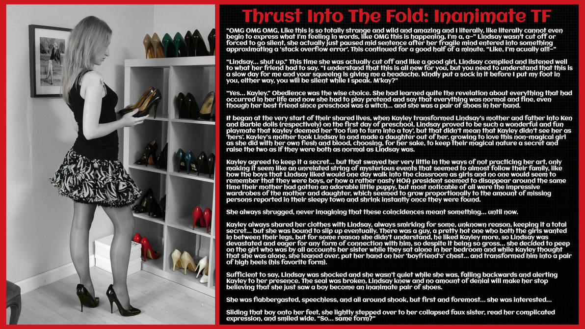 Thrust Into The Fold: Inanimate TF by FRKsyll on DeviantArt