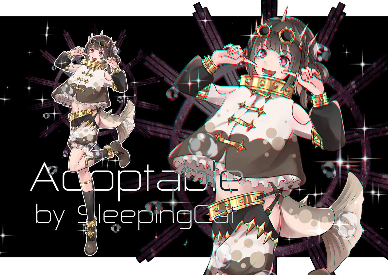 Example #02 Adoptable: Pufferfish by IamSleepingCat on DeviantArt