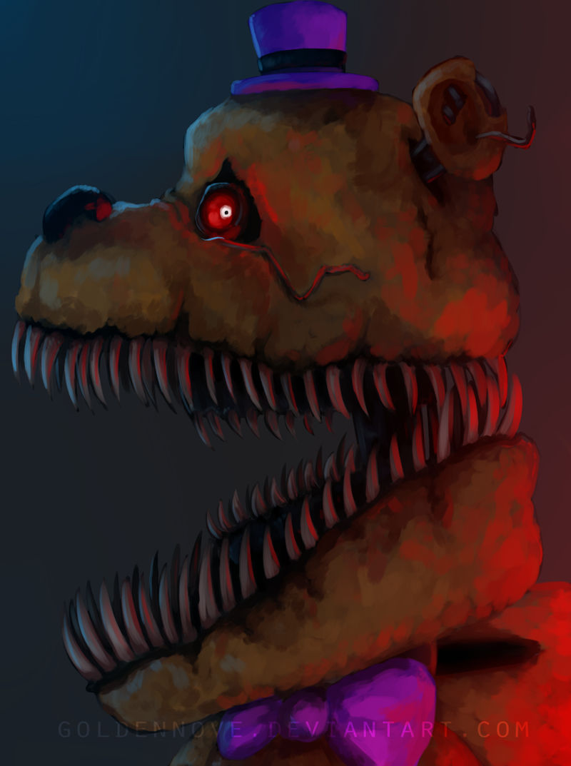 Nightmare Fredbear by GoldenNove on DeviantArt