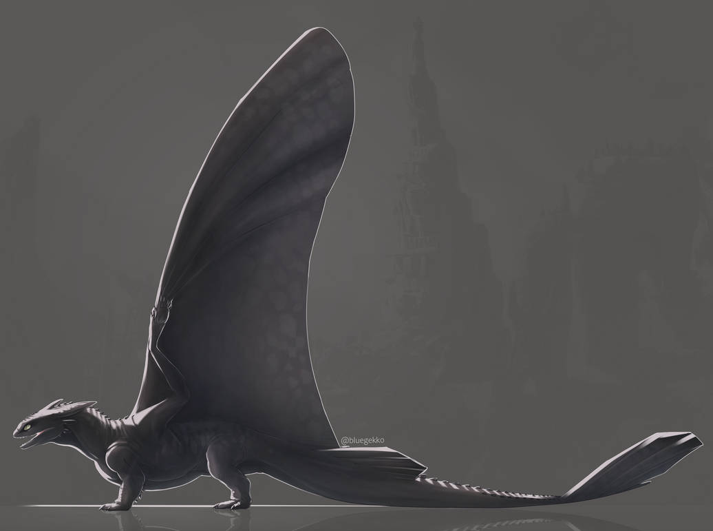 Toothless (2021 version) by bluegekk0 on DeviantArt