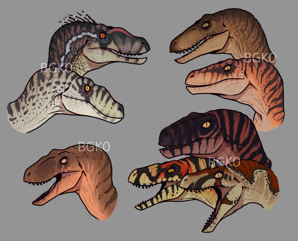 JP raptors I by bluegekk0 on DeviantArt