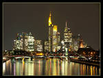 The skyline of Frankfurt by kine80