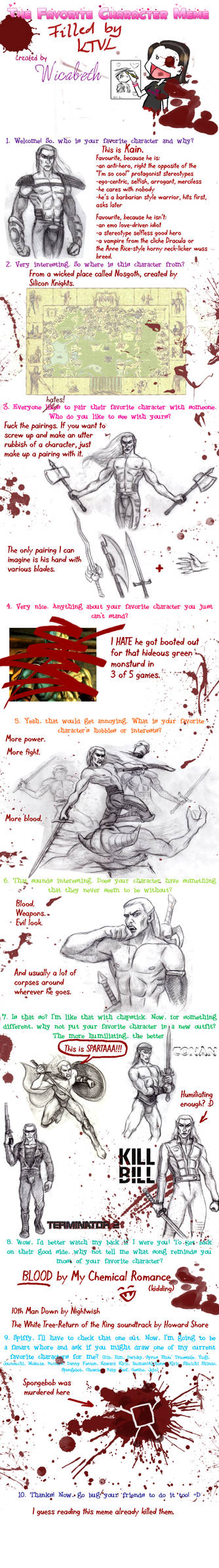 Scarica Gratis Images Favourite Character Meme By Kainthevampirelord On Deviantart actualisé salutations