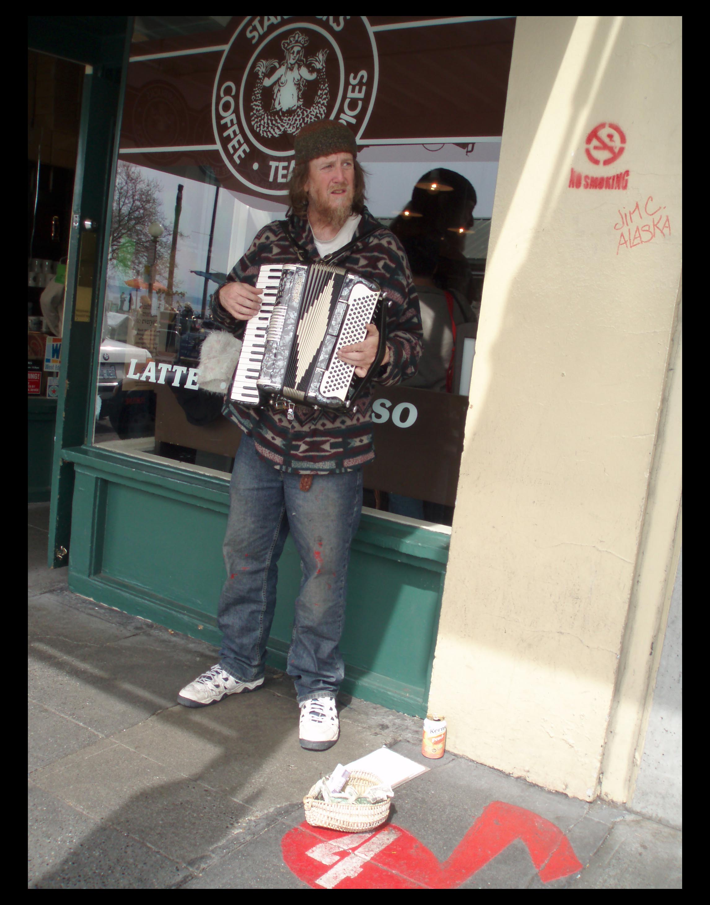 accordian player