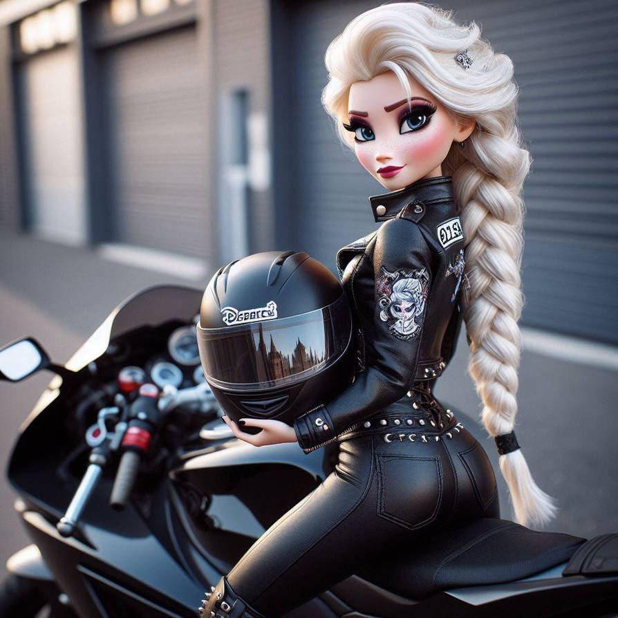 Biker elsa 2 by Tank446 on DeviantArt