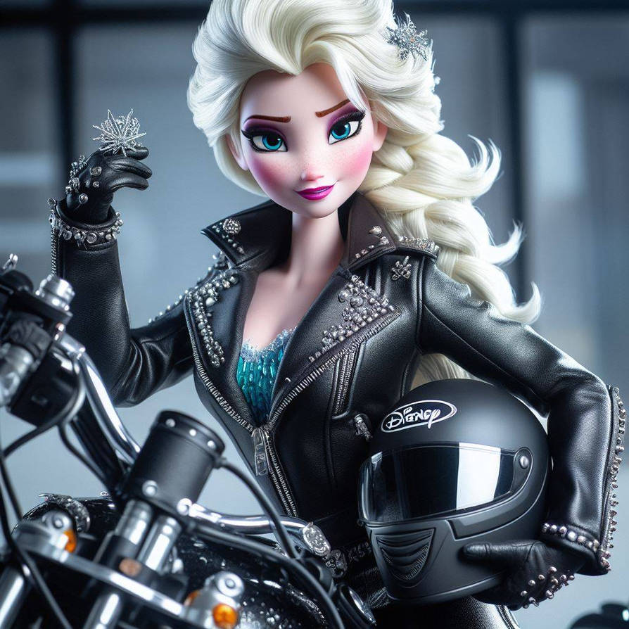 Biker elsa 3 by Tank446 on DeviantArt