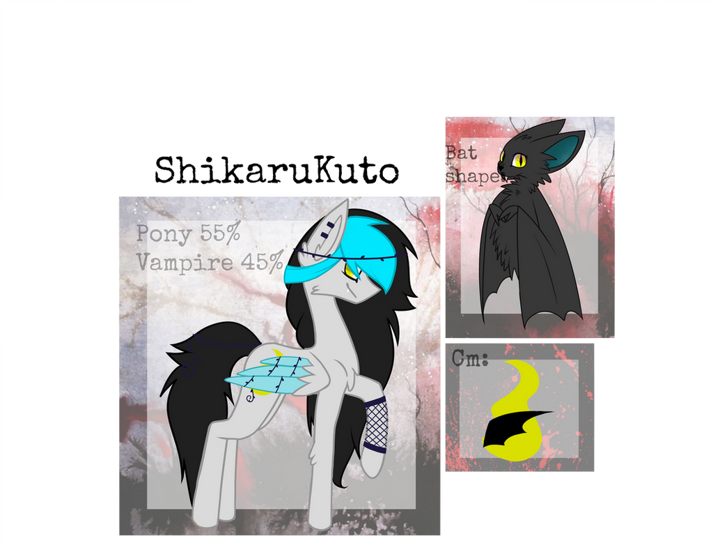 Shikaru Kuto [Mlp Oc reference-update-]