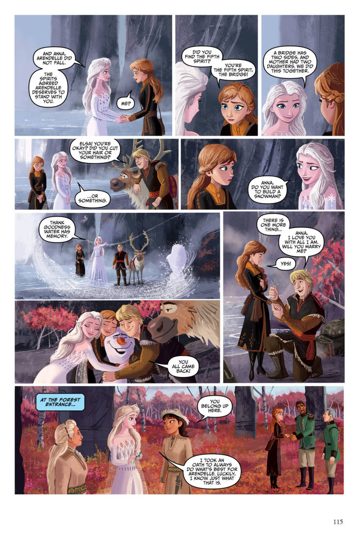Elsa Interview Comic Frozen 1 and 2 Comics (104) by sarahstory on DeviantArt