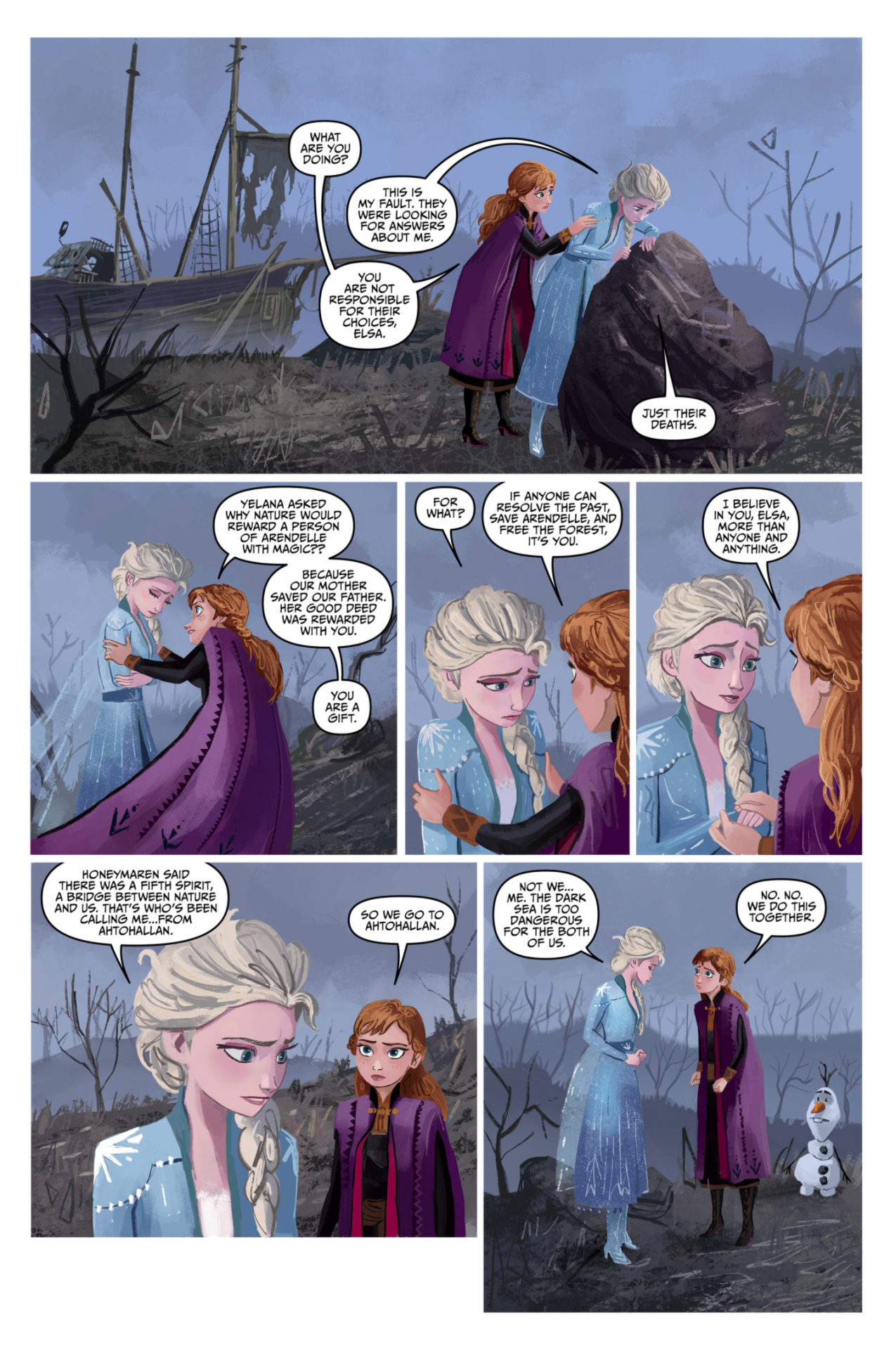 Elsa Interview Comic Frozen 1 and 2 Comics (90) by sarahstory on DeviantArt