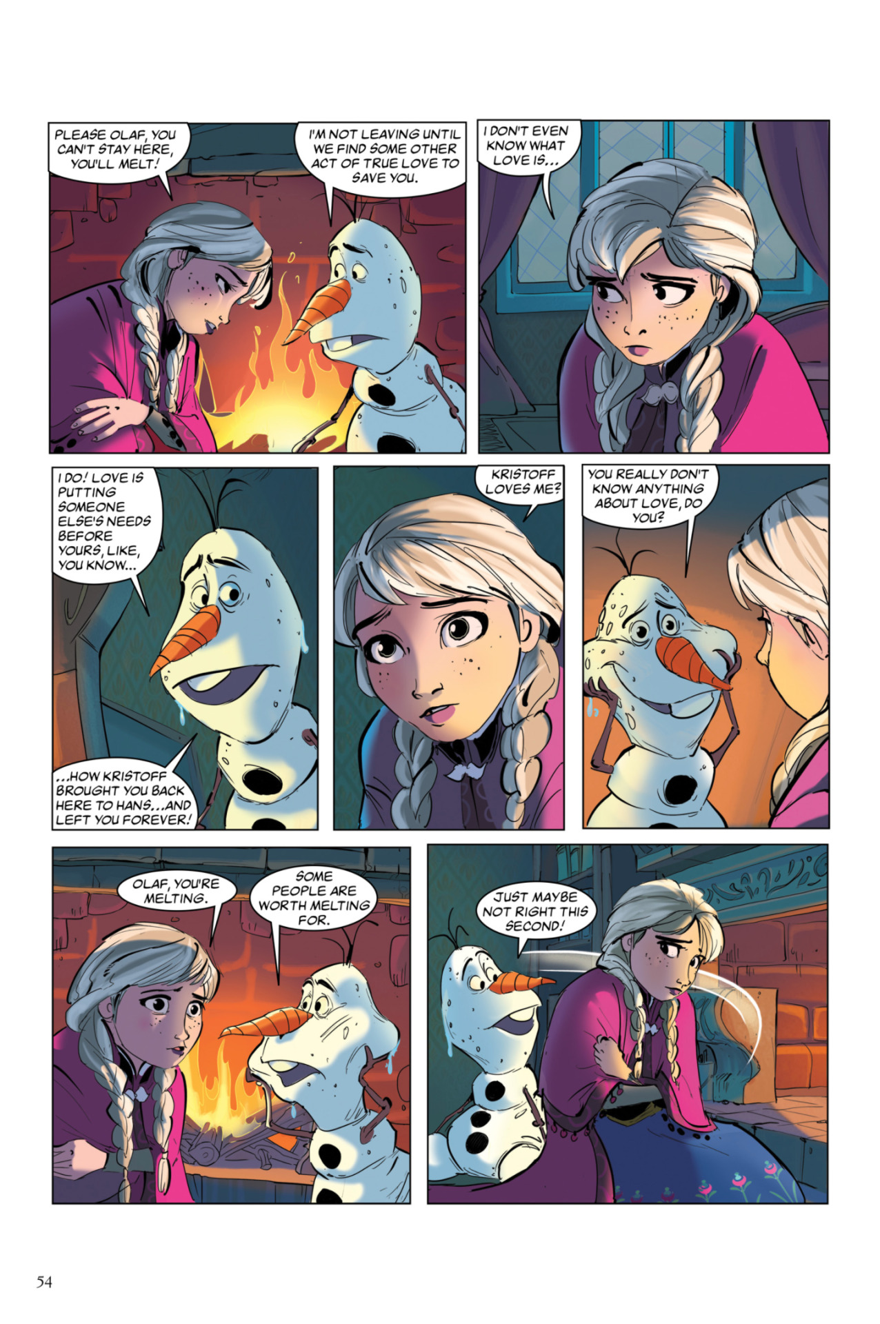 Elsa Interview Comic Frozen 1 and 2 Comics (50) by sarahstory on DeviantArt