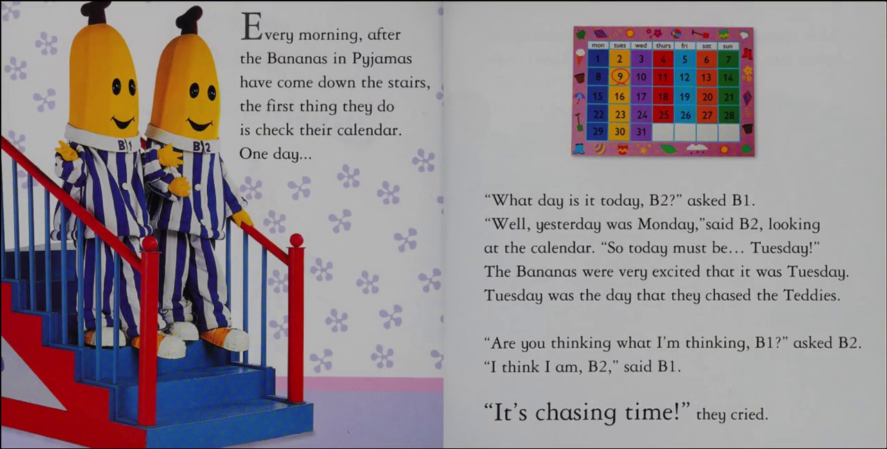 Bananas in pyjamas chasing discount tuesdays