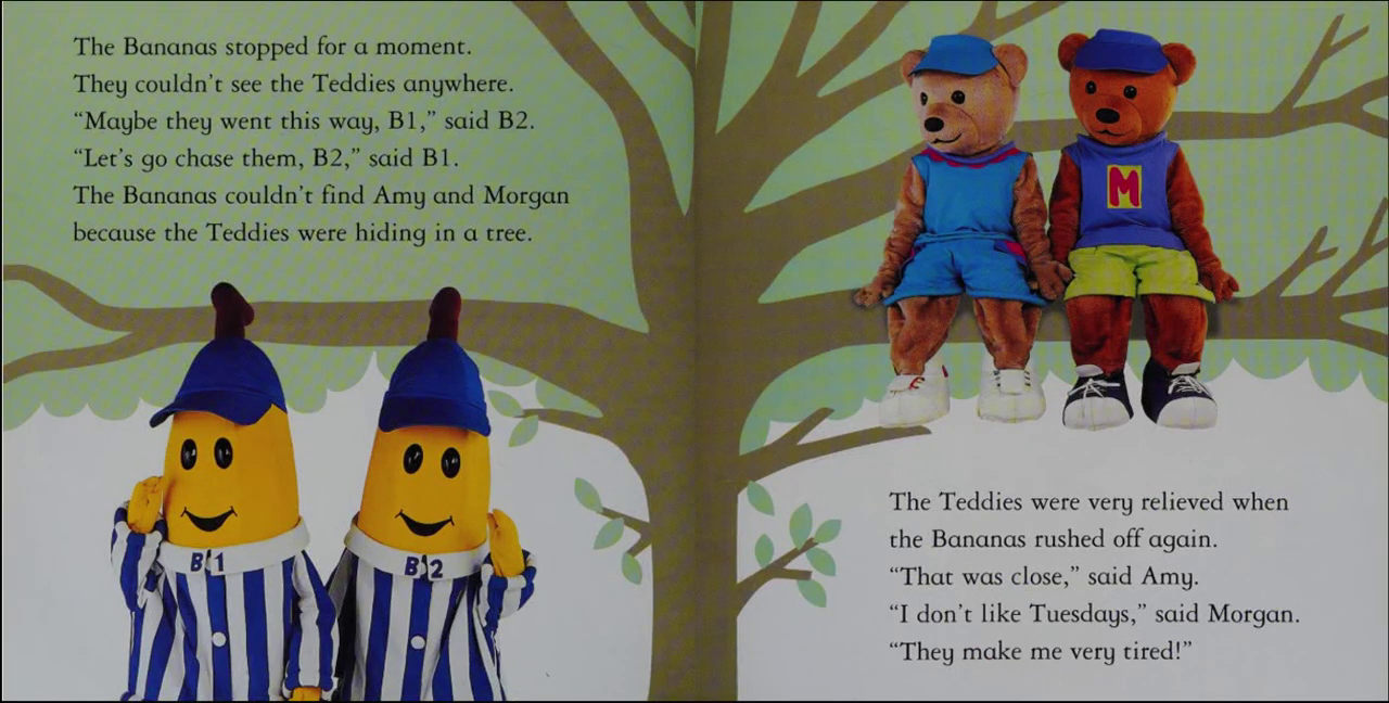 Bananas in pyjamas chasing discount tuesdays