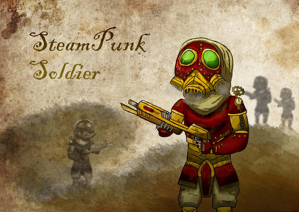 Steampunk Commando Steampunk Soldier by allenwang15 on DeviantArt