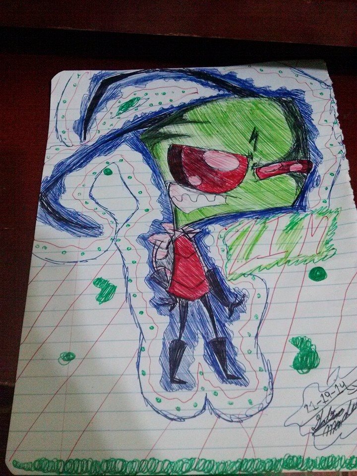 Zim school doodle