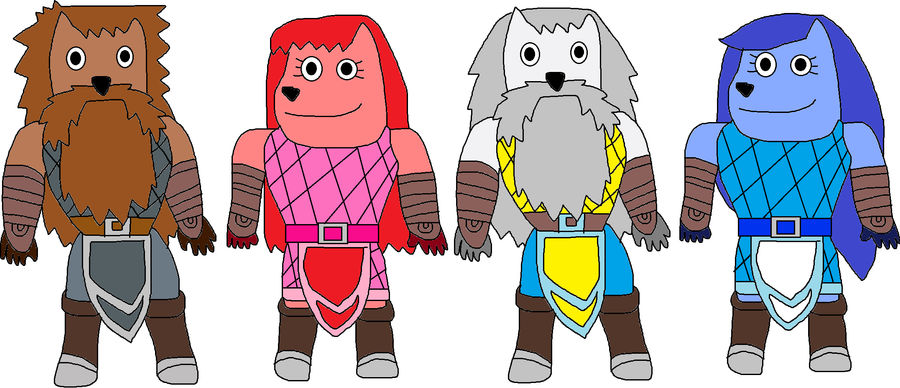 SKRF Dwarves by jacobyel on DeviantArt