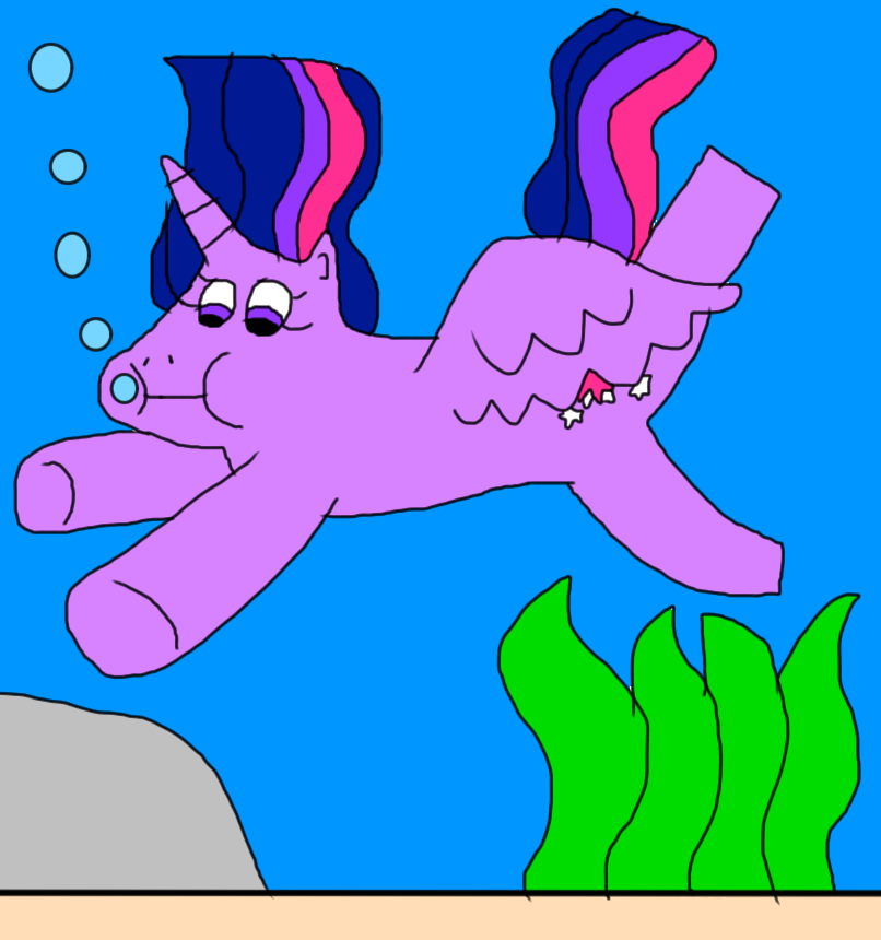 Twilight Sparkle Underwater