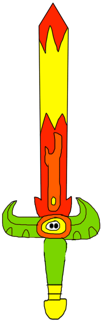 Faun's Fire Flower Sword