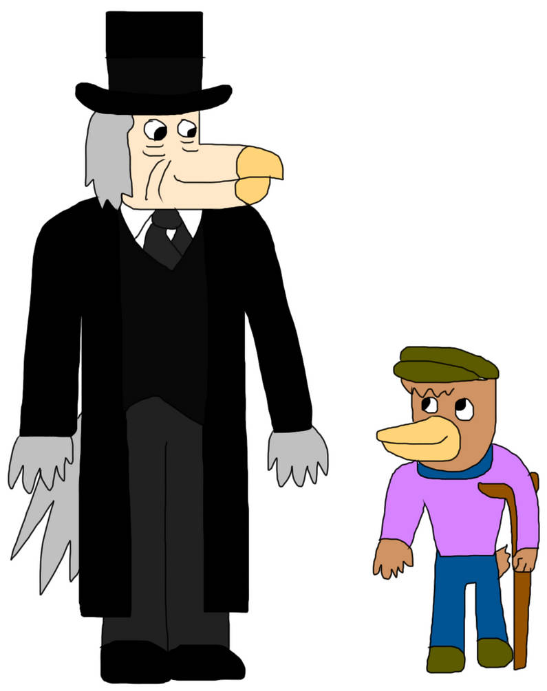 Ebenezer Scrooge And Tiny Tim By Jacobyel On DeviantArt