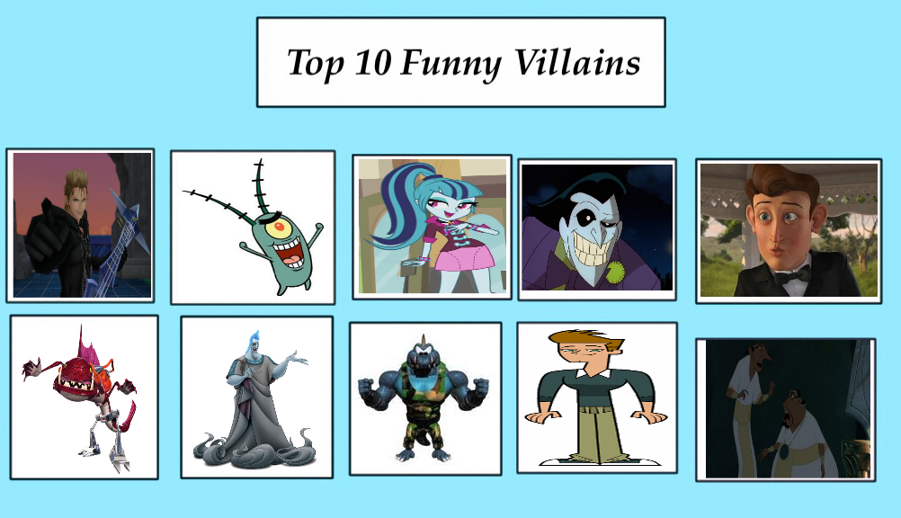 My Top 10 Funny Villains
