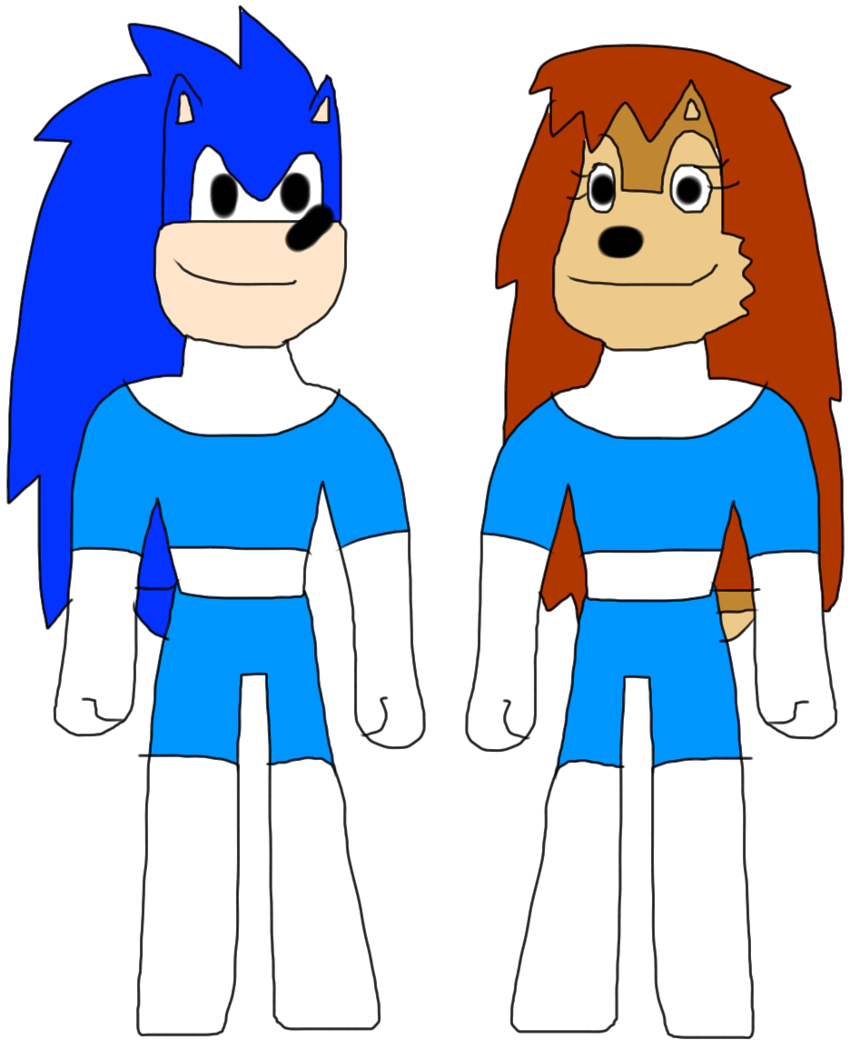 Stretch-Earth Sonic and Sally