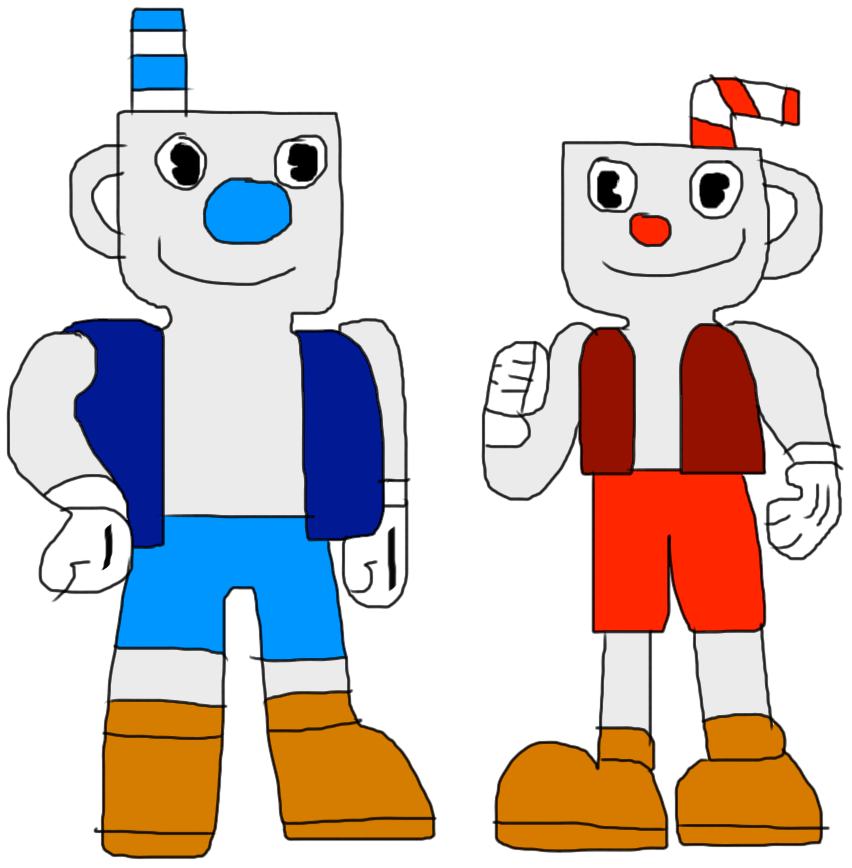 Cuphead and Mugman