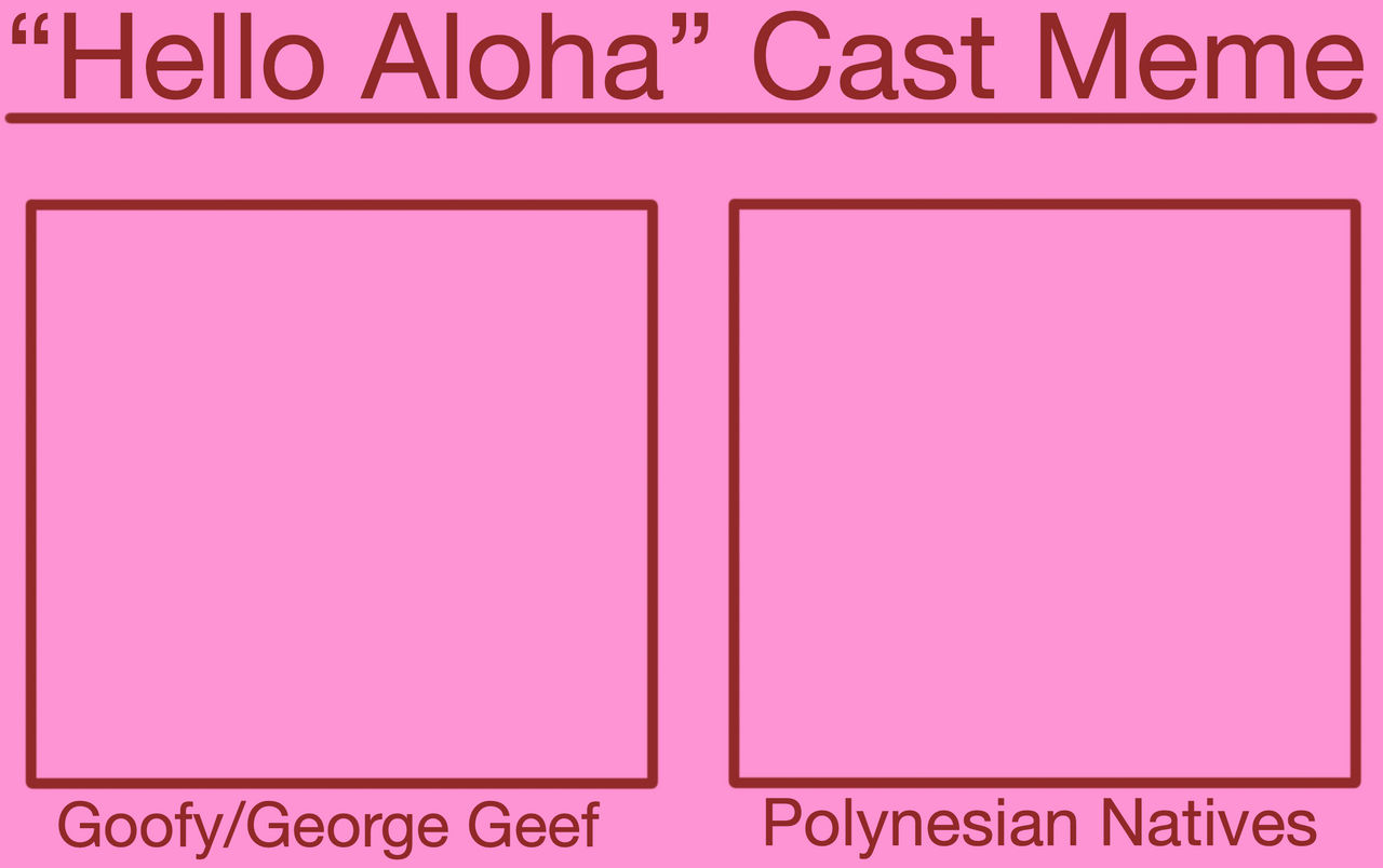 Hello Aloha Cast Meme by jacobyel on DeviantArt