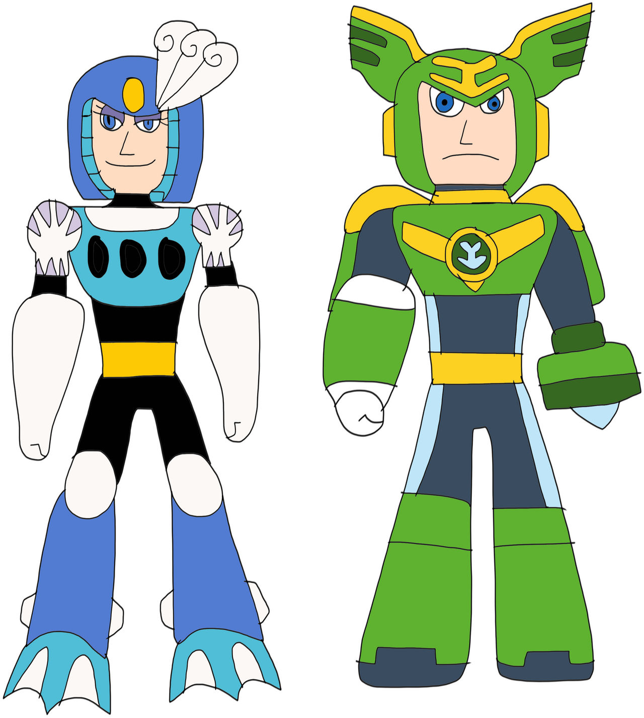 Mega Man Matrix - MM9 Robot Masters Part 1 by jacobyel on DeviantArt