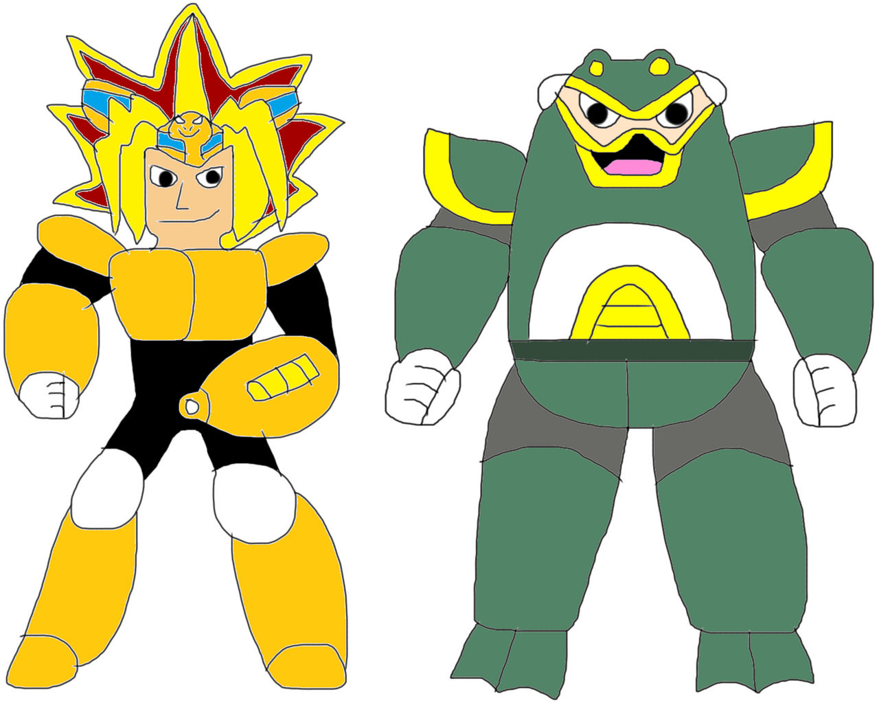 Mega Man Matrix - MM4 Robot Masters Part 1 by jacobyel on DeviantArt