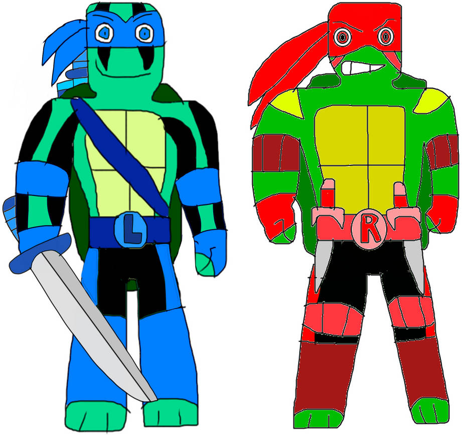 Leonardo X Raphael TMNTR - Leonardo and Raphael by jacobyel on DeviantArt