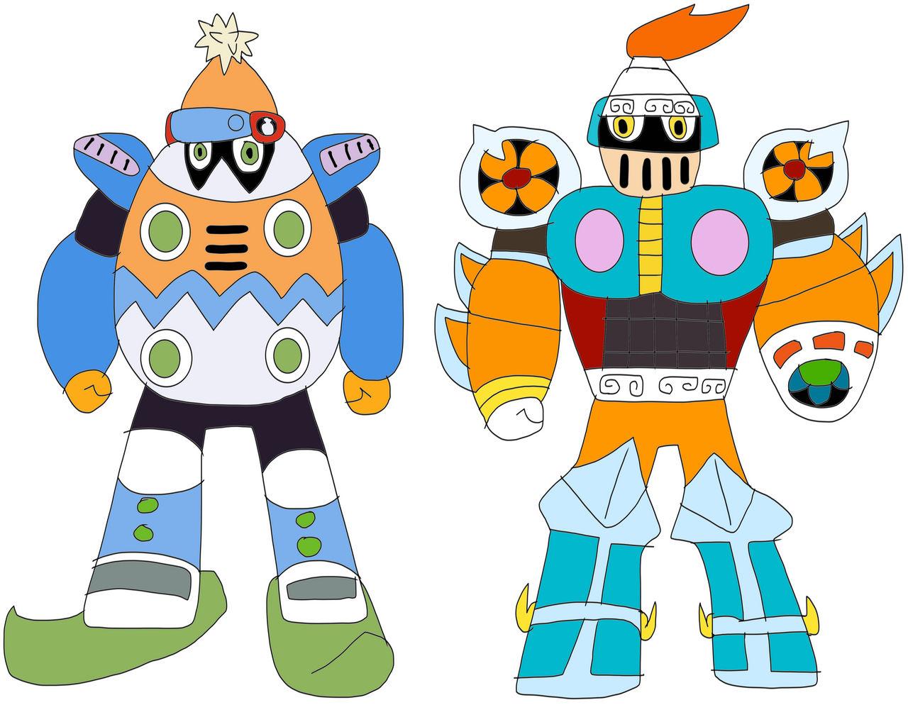 Mega Man Matrix - MM6 Robot Masters Part 4 by jacobyel on DeviantArt