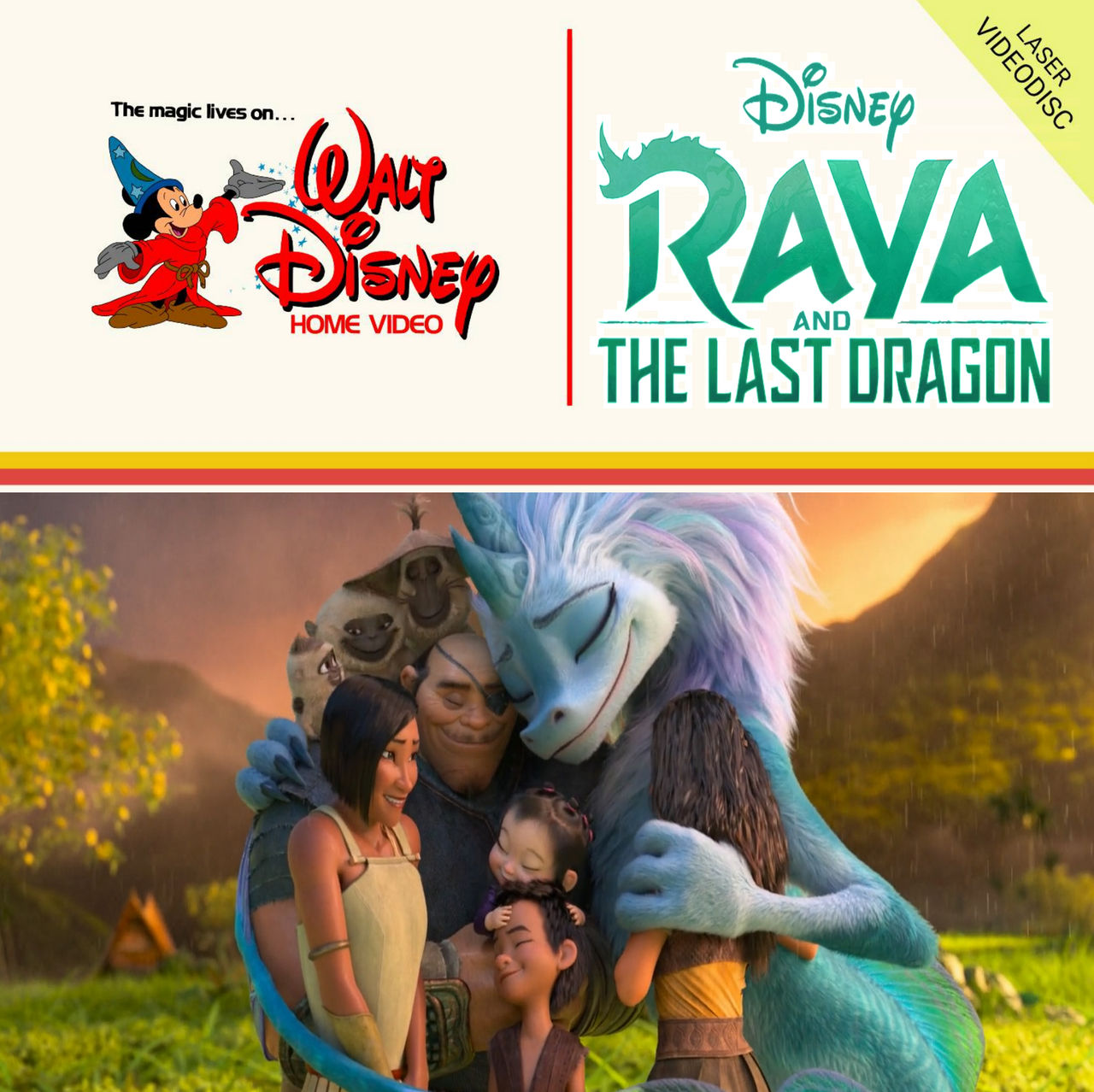 Neon Mickey Laserdisc - Raya and the Last Dragon by jacobyel on DeviantArt