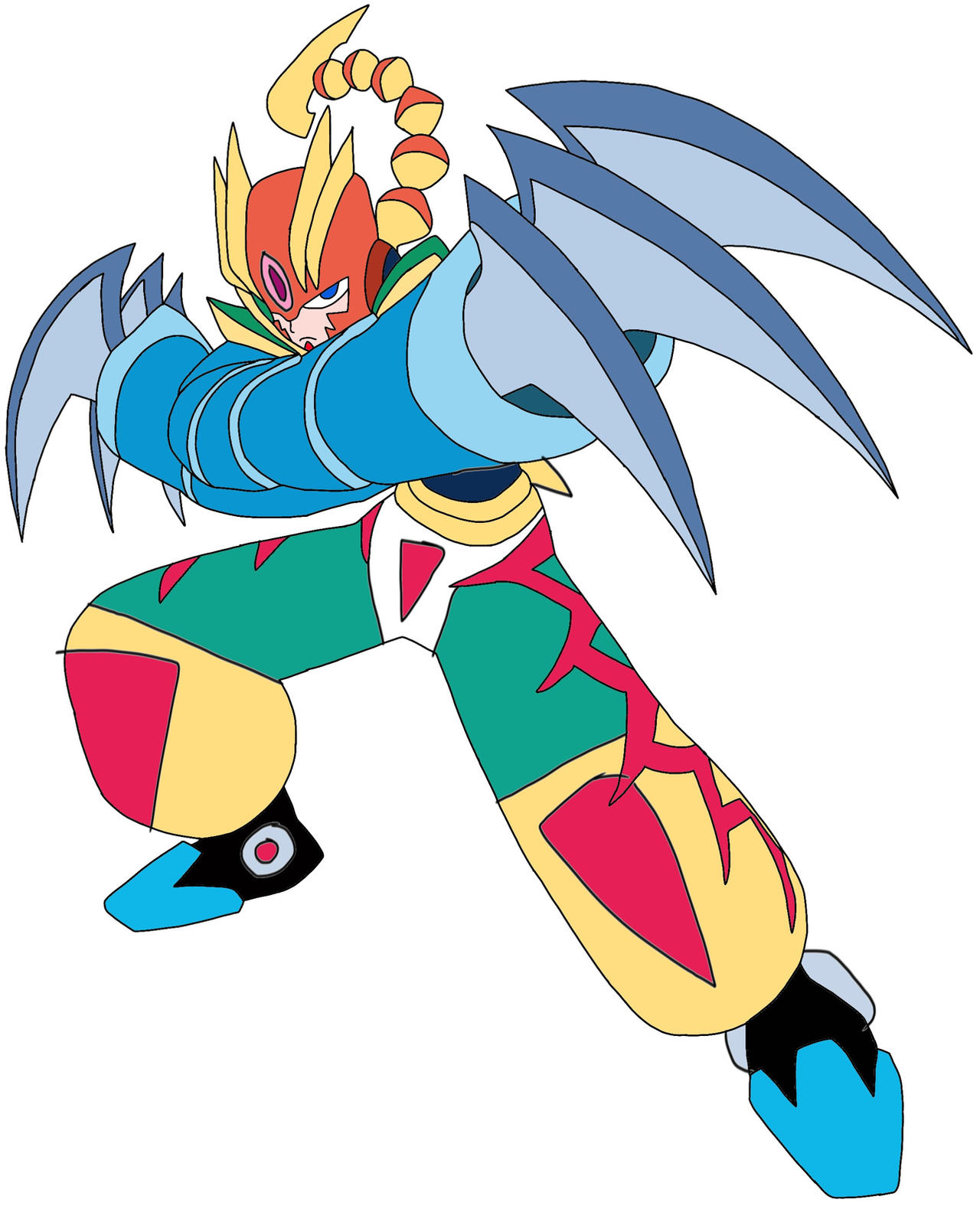 Mega Man Matrix - Slash Man by jacobyel on DeviantArt