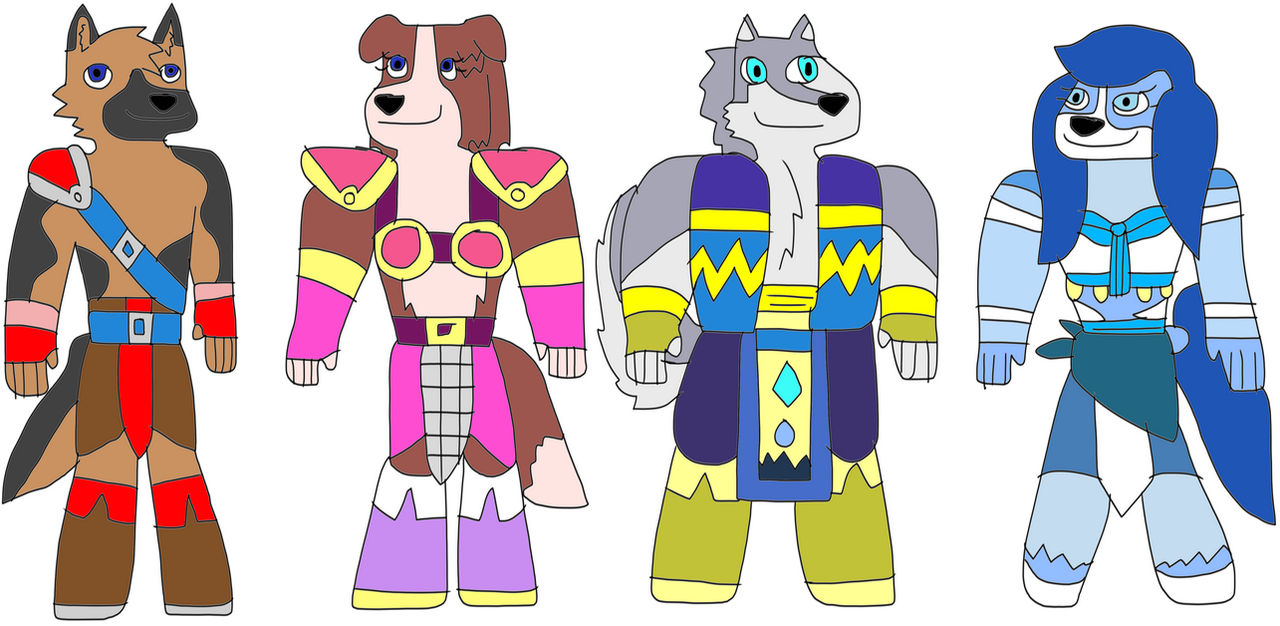 SKRF JoJ Dogpeople by jacobyel on DeviantArt